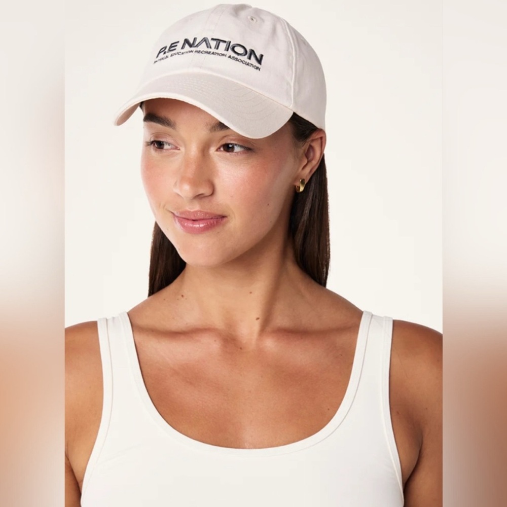 $13 ADD ON P.E Nation Homage Baseball Cap in‎ Light Beige Hat